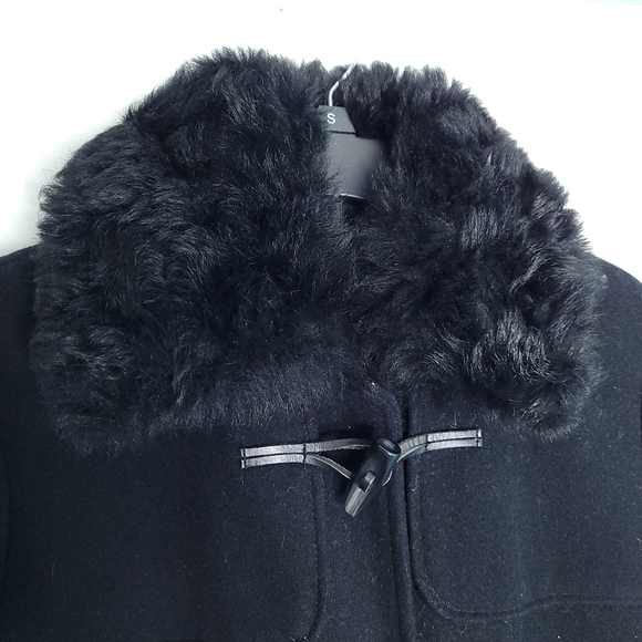 BANANA REPUBLIC Women's Wool Coat With Detachable Collar XS - Picture 12 of 15